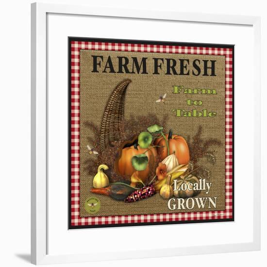 JP2384_Farm Fresh-Cornicopia-Jean Plout-Framed Giclee Print