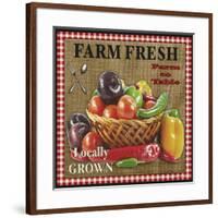 JP2385_Farm Fresh-Veggies-Jean Plout-Framed Giclee Print