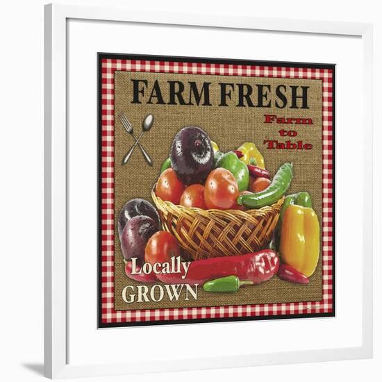 JP2385_Farm Fresh-Veggies-Jean Plout-Framed Giclee Print