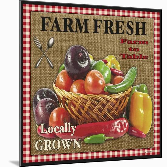 JP2385_Farm Fresh-Veggies-Jean Plout-Mounted Giclee Print