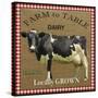 JP2389_Farm To Table-Dairy-Jean Plout-Stretched Canvas