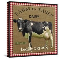 JP2389_Farm To Table-Dairy-Jean Plout-Stretched Canvas