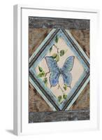 JP2391_Papillon Bleu-Jean Plout-Framed Giclee Print