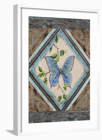 JP2391_Papillon Bleu-Jean Plout-Framed Giclee Print