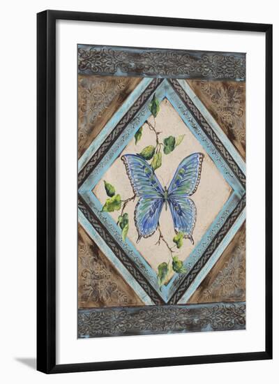 JP2391_Papillon Bleu-Jean Plout-Framed Giclee Print