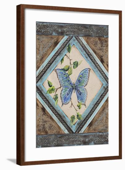 JP2391_Papillon Bleu-Jean Plout-Framed Giclee Print