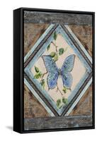 JP2391_Papillon Bleu-Jean Plout-Framed Stretched Canvas