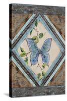 JP2391_Papillon Bleu-Jean Plout-Stretched Canvas