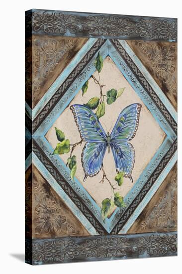 JP2391_Papillon Bleu-Jean Plout-Stretched Canvas