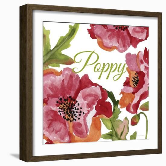 JP2588-Poppy-A-Jean Plout-Framed Giclee Print