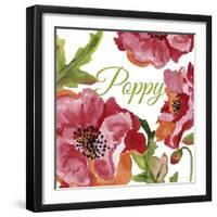 JP2588-Poppy-A-Jean Plout-Framed Giclee Print