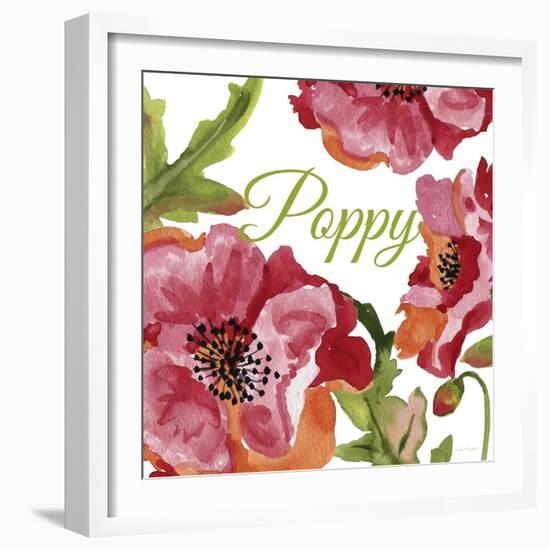 JP2588-Poppy-A-Jean Plout-Framed Giclee Print