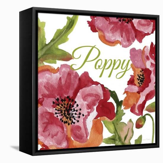 JP2588-Poppy-A-Jean Plout-Framed Stretched Canvas