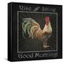 JP2616_Good Morning Rooster-Jean Plout-Framed Stretched Canvas