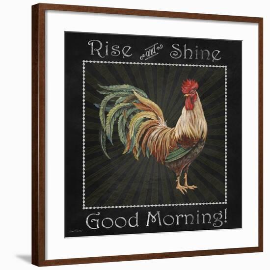 JP2616_Good Morning Rooster-Jean Plout-Framed Giclee Print