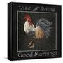 JP2617_Good Morning Rooster-Jean Plout-Framed Stretched Canvas
