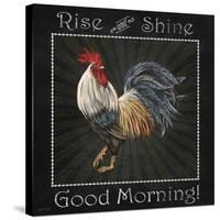 JP2617_Good Morning Rooster-Jean Plout-Stretched Canvas