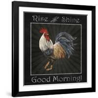 JP2617_Good Morning Rooster-Jean Plout-Framed Giclee Print