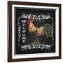 JP2618_Welcome Rooster-Jean Plout-Framed Giclee Print