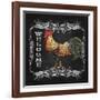 JP2618_Welcome Rooster-Jean Plout-Framed Giclee Print