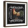 JP2618_Welcome Rooster-Jean Plout-Framed Giclee Print
