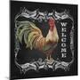 JP2619_Welcome Rooster-Jean Plout-Mounted Giclee Print