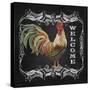 JP2619_Welcome Rooster-Jean Plout-Stretched Canvas
