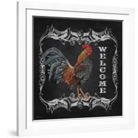 JP2621_Welcome Rooster-Jean Plout-Framed Giclee Print