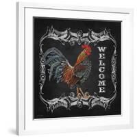 JP2621_Welcome Rooster-Jean Plout-Framed Giclee Print