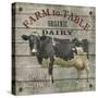 JP2629_Farm To Table-Dairy-Jean Plout-Stretched Canvas