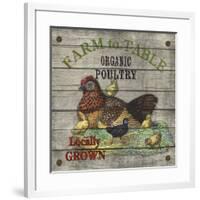 JP2630_Farm to Table-Poultry-Jean Plout-Framed Giclee Print