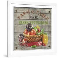 JP2632_Farm to Table-Fresh Vegetables-Jean Plout-Framed Giclee Print