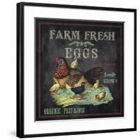 JP2636_Farm Fresh Eggs-Jean Plout-Framed Giclee Print