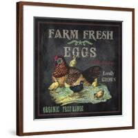 JP2636_Farm Fresh Eggs-Jean Plout-Framed Giclee Print