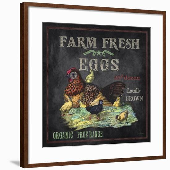 JP2636_Farm Fresh Eggs-Jean Plout-Framed Giclee Print