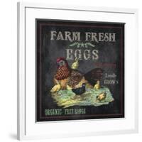 JP2636_Farm Fresh Eggs-Jean Plout-Framed Giclee Print