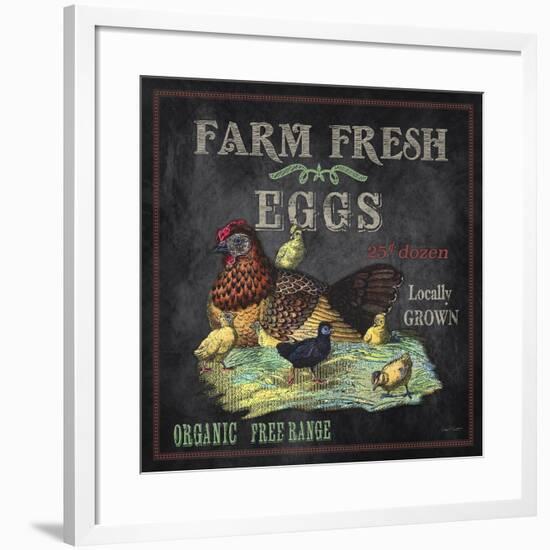 JP2636_Farm Fresh Eggs-Jean Plout-Framed Giclee Print