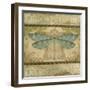 JP2873_Dragonfly Among The Ferns-Jean Plout-Framed Giclee Print