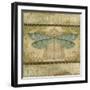 JP2873_Dragonfly Among The Ferns-Jean Plout-Framed Giclee Print