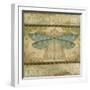 JP2873_Dragonfly Among The Ferns-Jean Plout-Framed Giclee Print