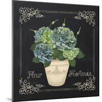 JP3019-Fleur Hortensia-Jean Plout-Mounted Giclee Print