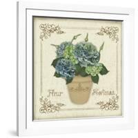 JP3020-Fleur Hortensia-Jean Plout-Framed Giclee Print