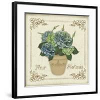 JP3020-Fleur Hortensia-Jean Plout-Framed Giclee Print