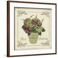 JP3022-Fleur Hortensia-Jean Plout-Framed Giclee Print