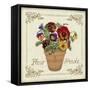 JP3024-Fleur Pensee-Jean Plout-Framed Stretched Canvas