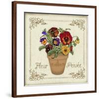 JP3024-Fleur Pensee-Jean Plout-Framed Giclee Print