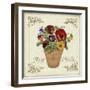 JP3024-Fleur Pensee-Jean Plout-Framed Giclee Print