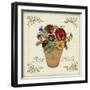 JP3024-Fleur Pensee-Jean Plout-Framed Giclee Print