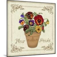 JP3024-Fleur Pensee-Jean Plout-Mounted Giclee Print