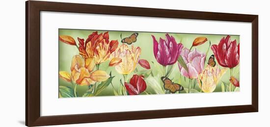 JP3025-Tulip Garden-Jean Plout-Framed Giclee Print